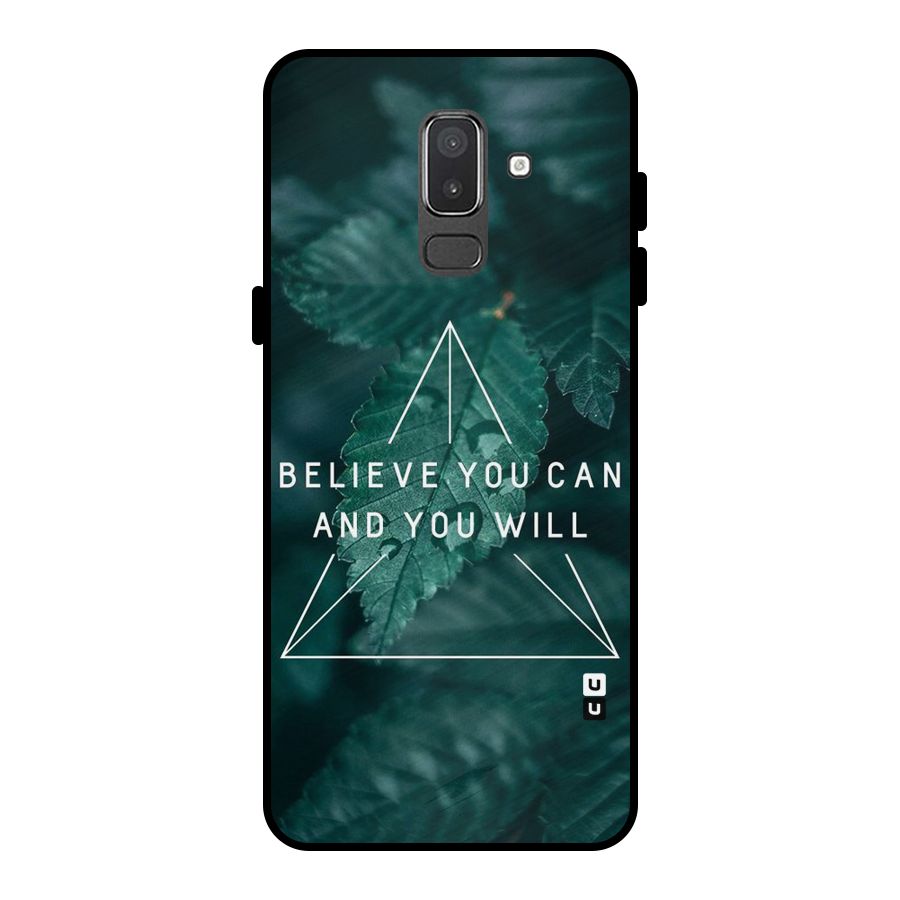 You Will Metal Back Case for Galaxy On8 (2018)