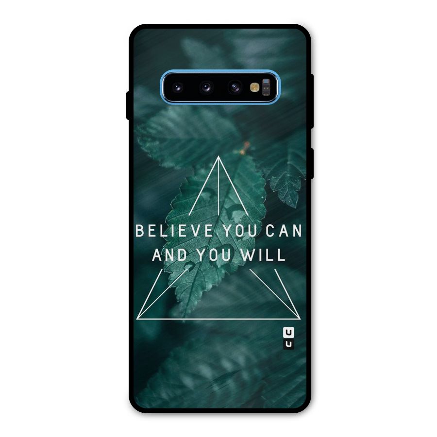 You Will Metal Back Case for Galaxy S10