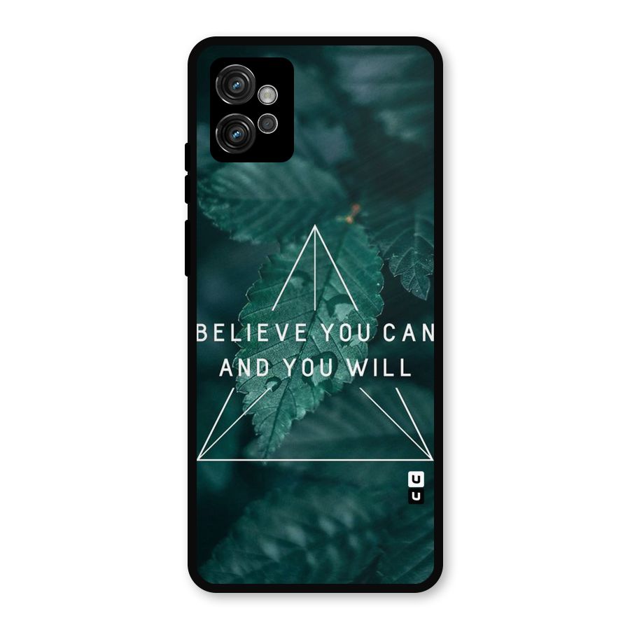 You Will Metal Back Case for Moto G32