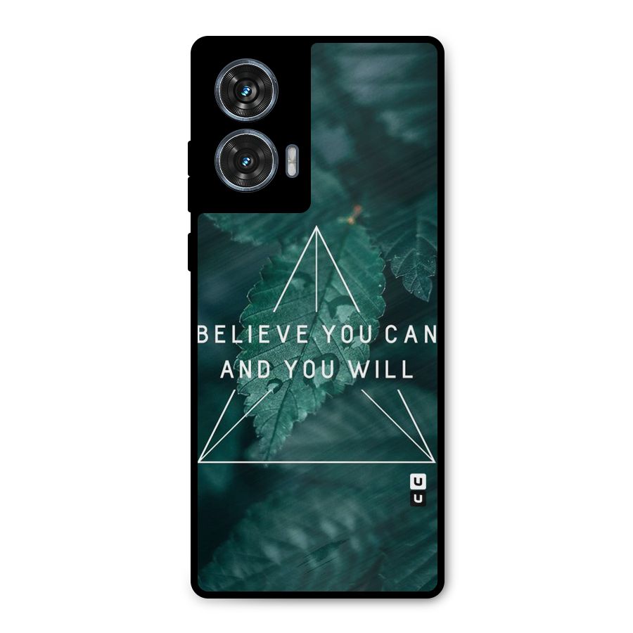 You Will Metal Back Case for Motorola Edge 50 Fusion