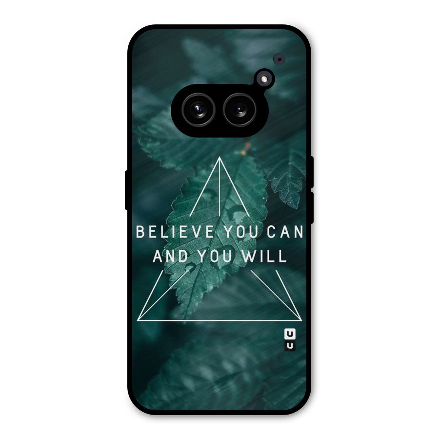 You Will Metal Back Case for Nothing Phone 2a Plus