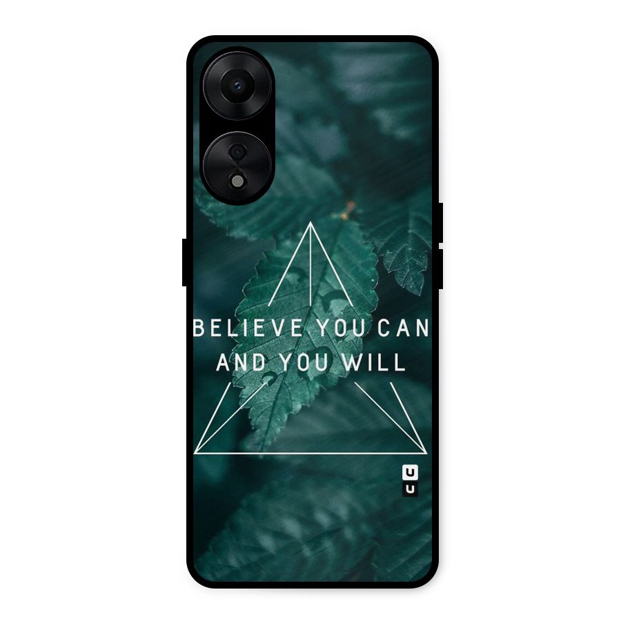 You Will Metal Back Case for Oppo A78 5G
