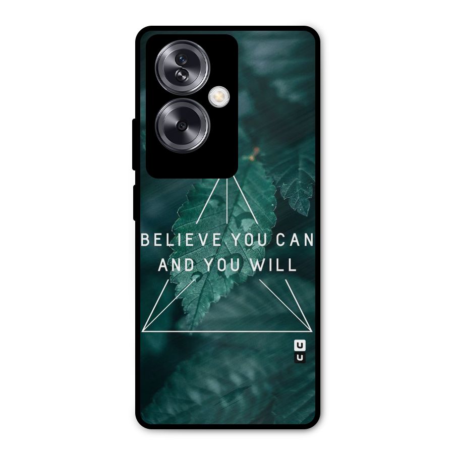 You Will Metal Back Case for Oppo A79 5G