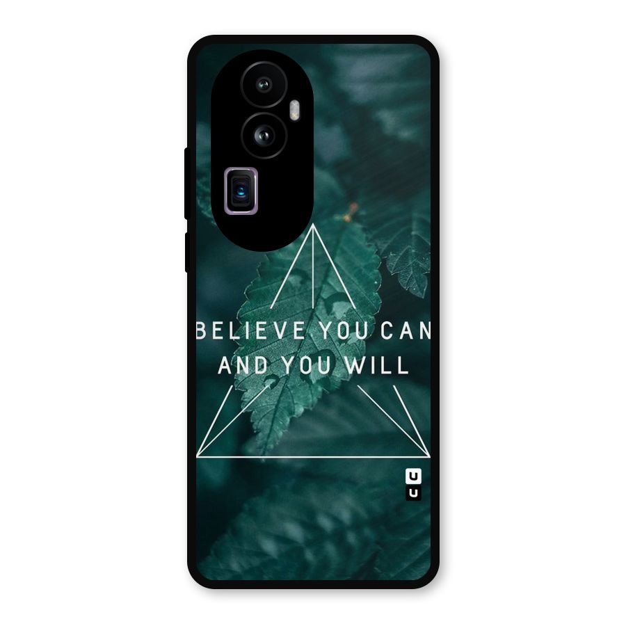 You Will Metal Back Case for Oppo Reno10 Pro Plus