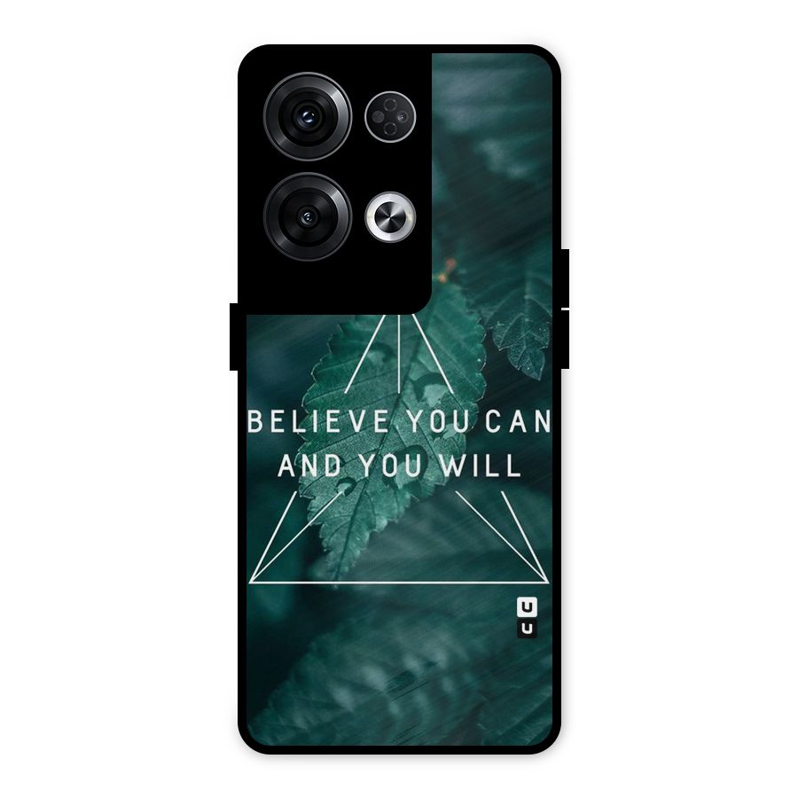 You Will Metal Back Case for Oppo Reno8 Pro 5G