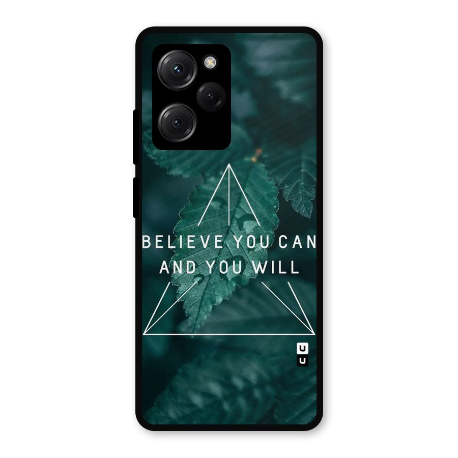 You Will Metal Back Case for Poco X5 Pro