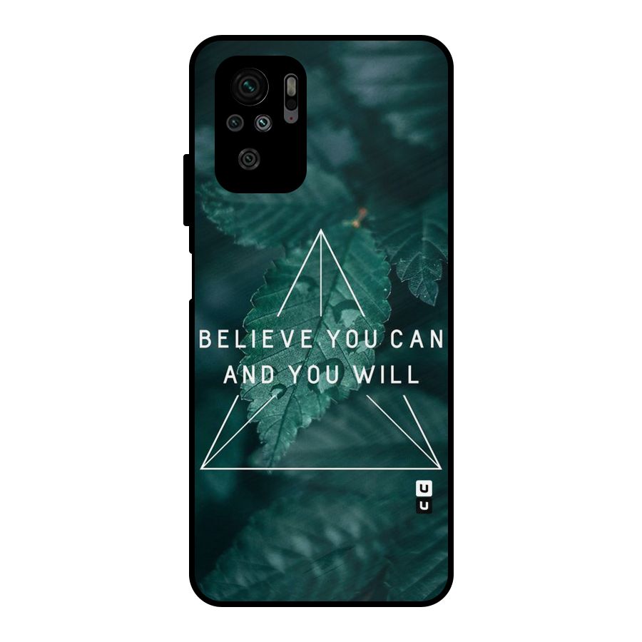 You Will Metal Back Case for Redmi Note 10S