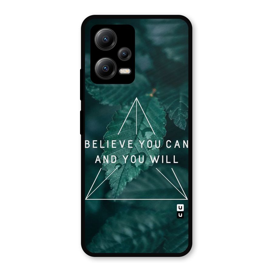 You Will Metal Back Case for Redmi Note 12 5G
