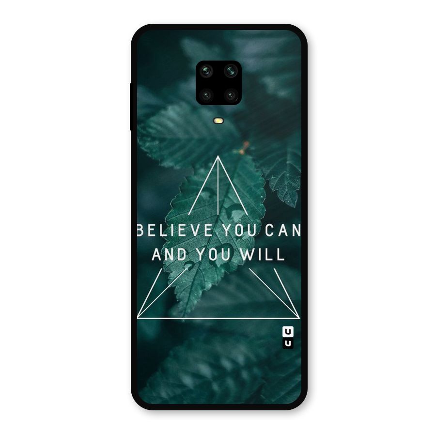 You Will Metal Back Case for Redmi Note 9 Pro Max