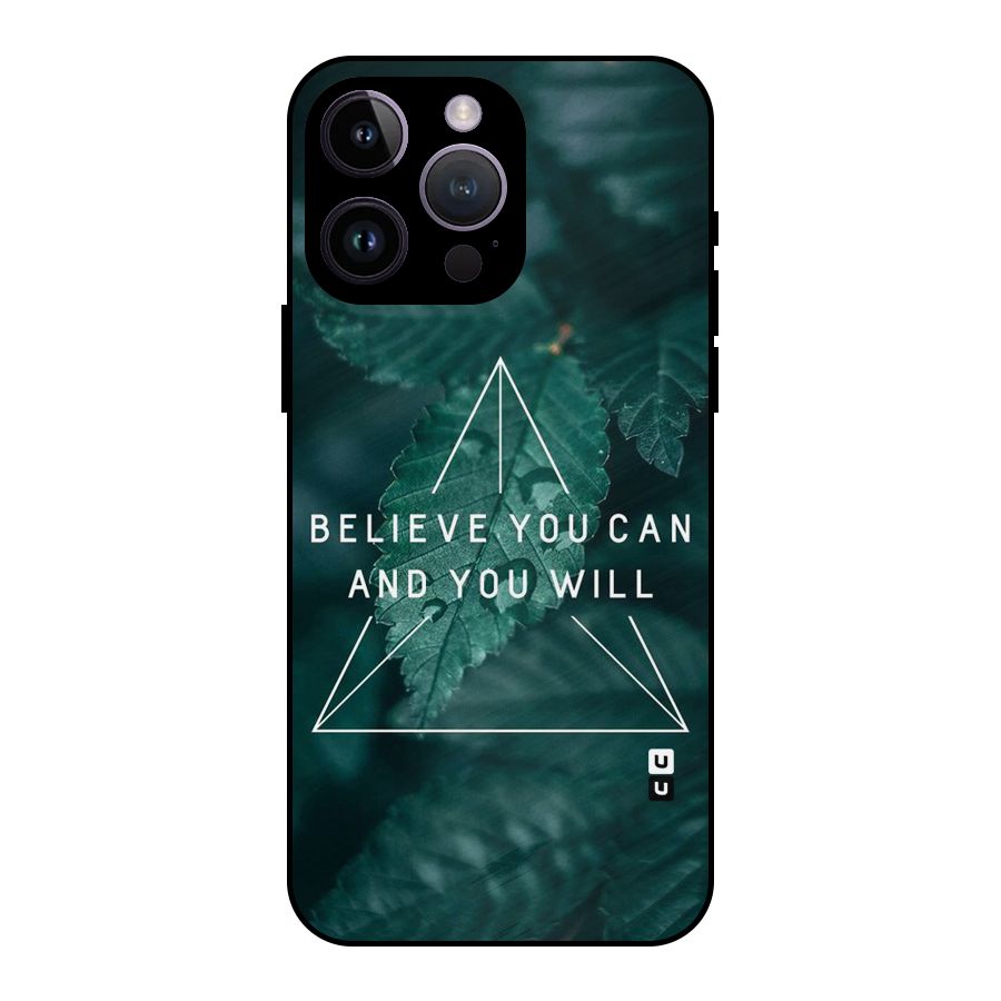 You Will Metal Back Case for iPhone 14 Pro Max