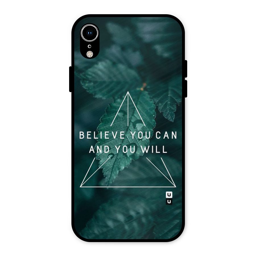 You Will Metal Back Case for iPhone XR