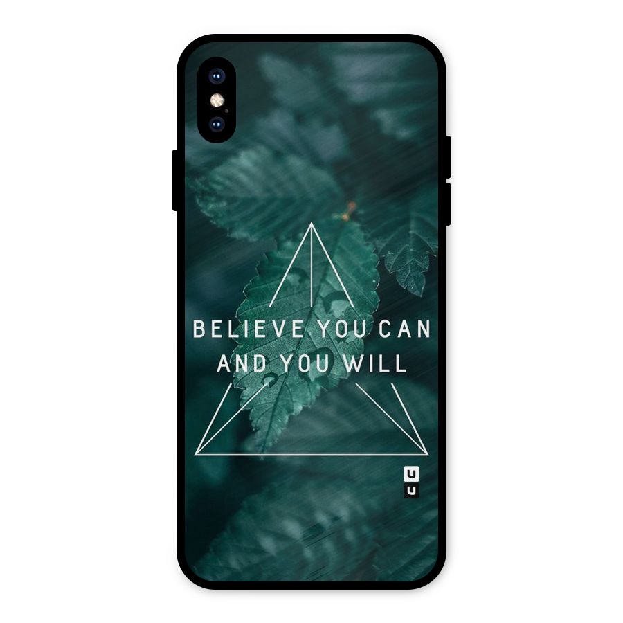 You Will Metal Back Case for iPhone XS Max