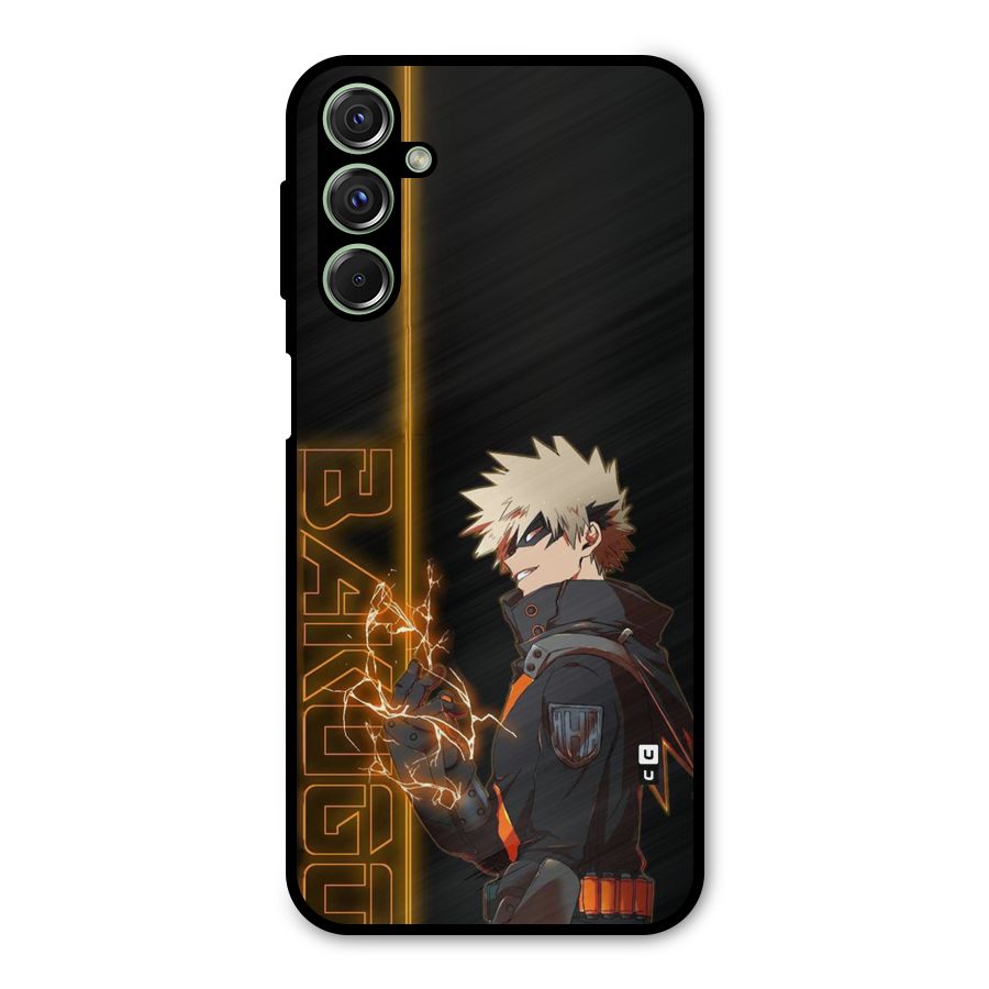 Young Bakugo Metal Back Case for Galaxy F34