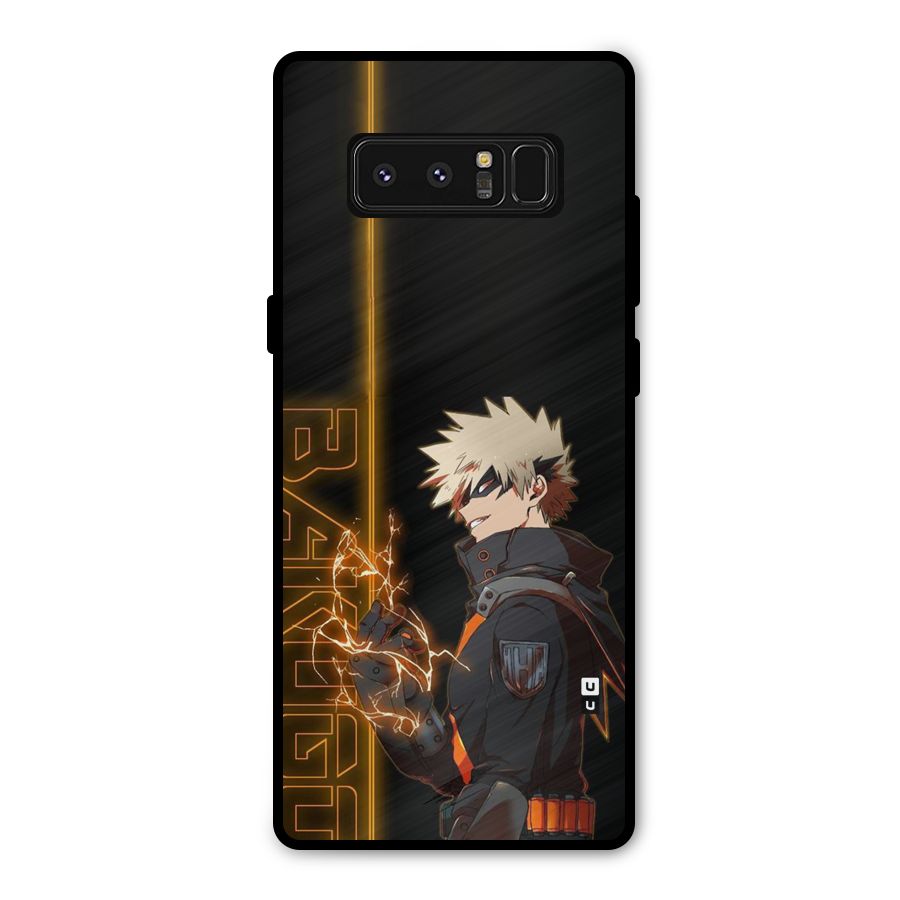 Young Bakugo Metal Back Case for Galaxy Note 8