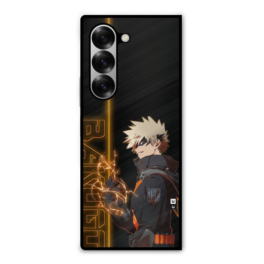Young Bakugo Metal Back Case for Galaxy Z Fold6