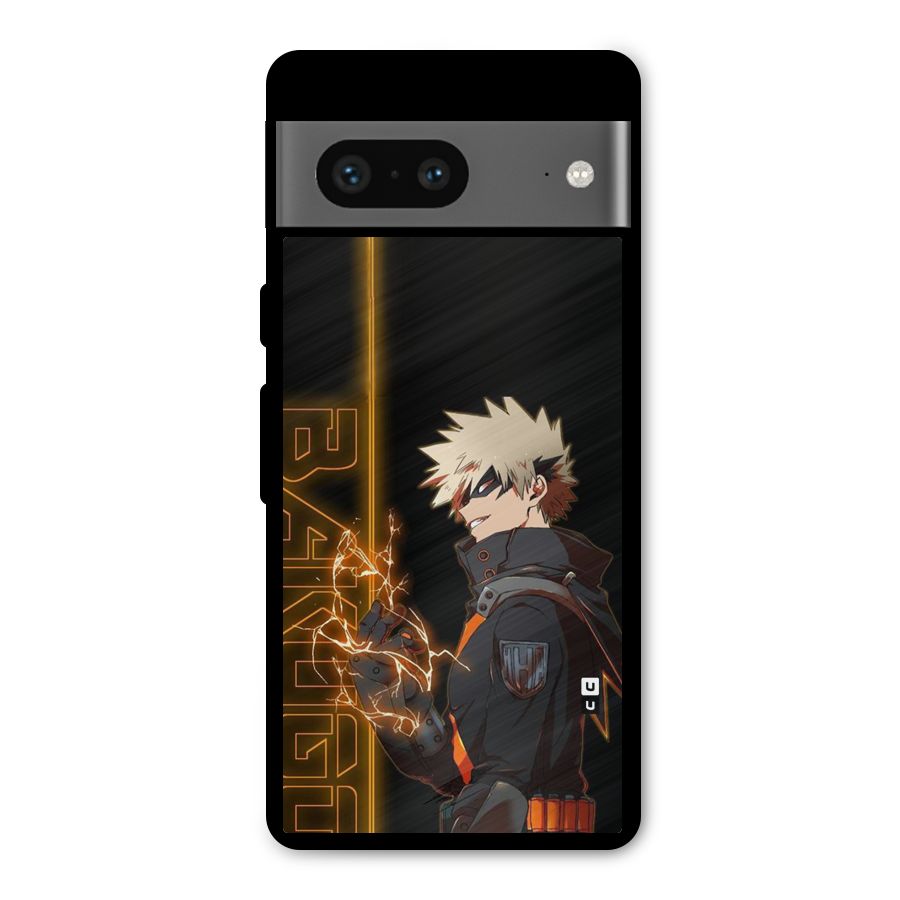 Young Bakugo Metal Back Case for Google Pixel 7