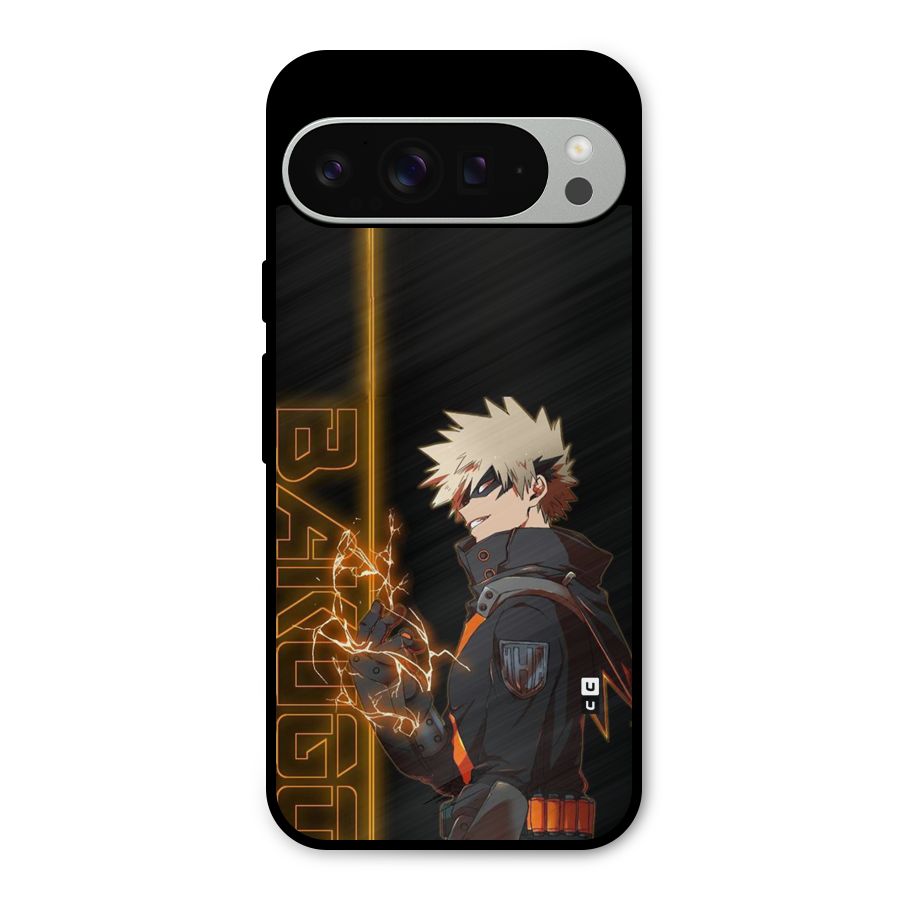Young Bakugo Metal Back Case for Google Pixel 9 Pro XL