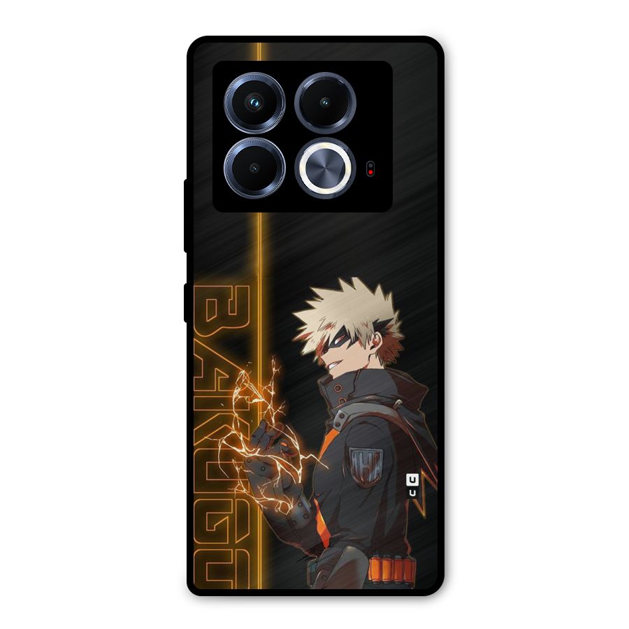 Young Bakugo Metal Back Case for Infinix Note 40 5G