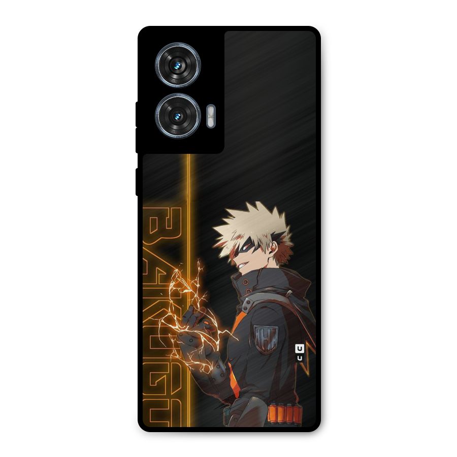 Young Bakugo Metal Back Case for Motorola G96