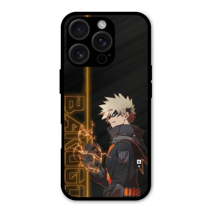 Young Bakugo Metal Back Case for iPhone 16 Pro