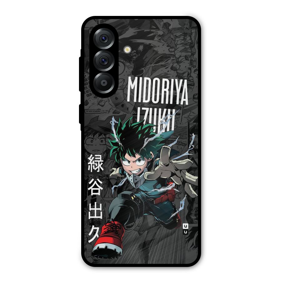 Young Midoriya Metal Back Case for Galaxy A36