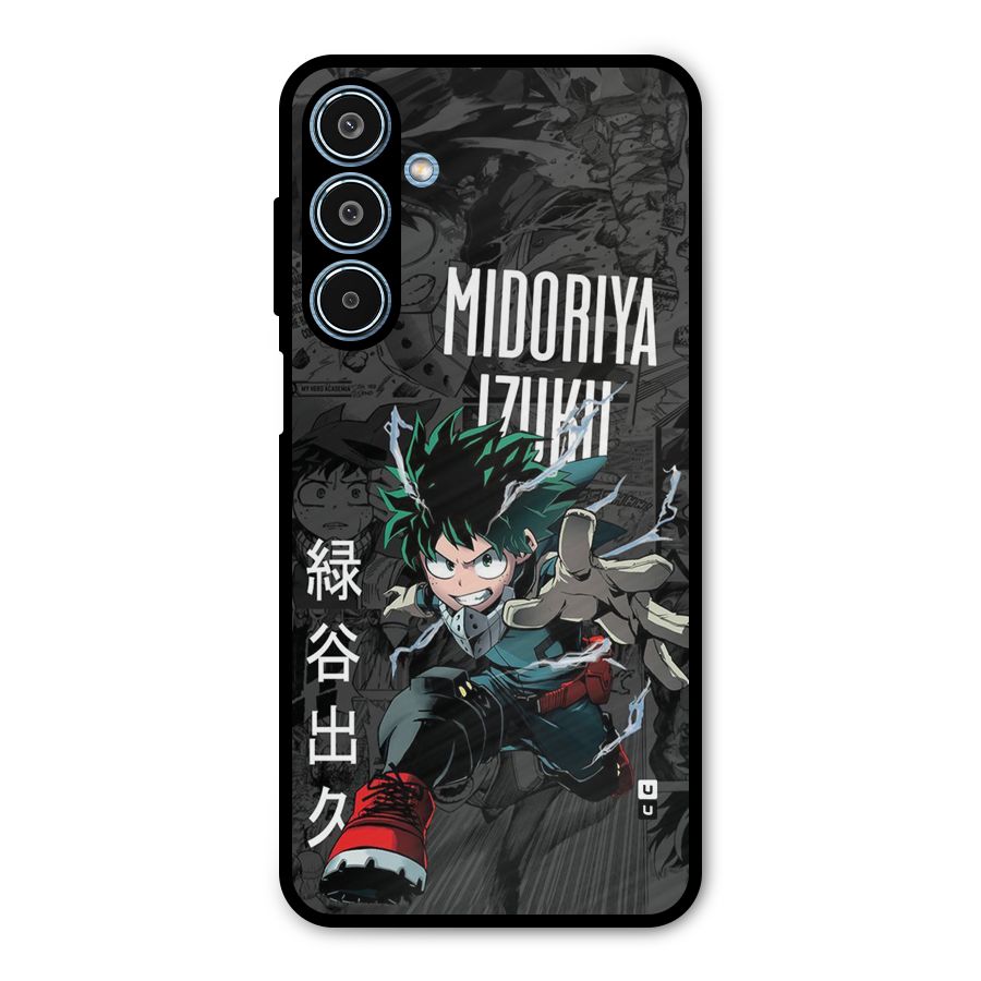 Young Midoriya Metal Back Case for Galaxy M35