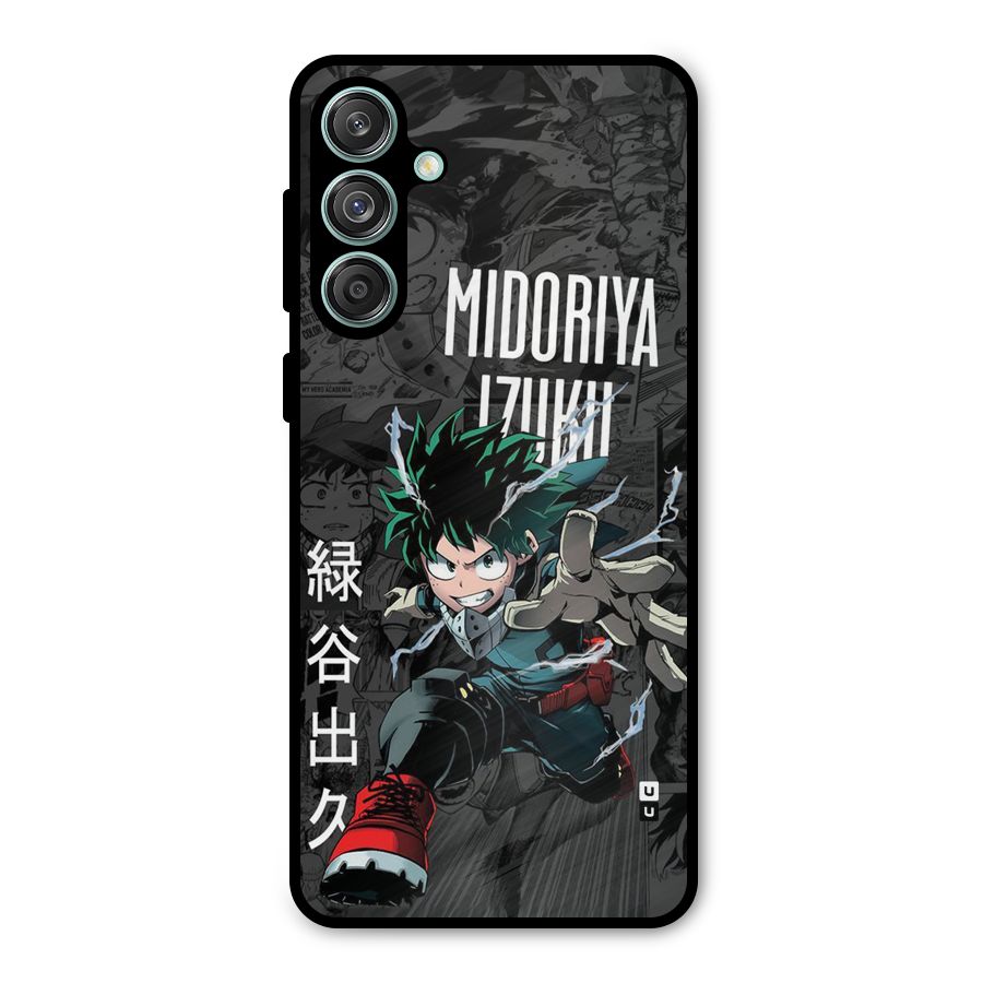 Young Midoriya Metal Back Case for Galaxy M55 5G