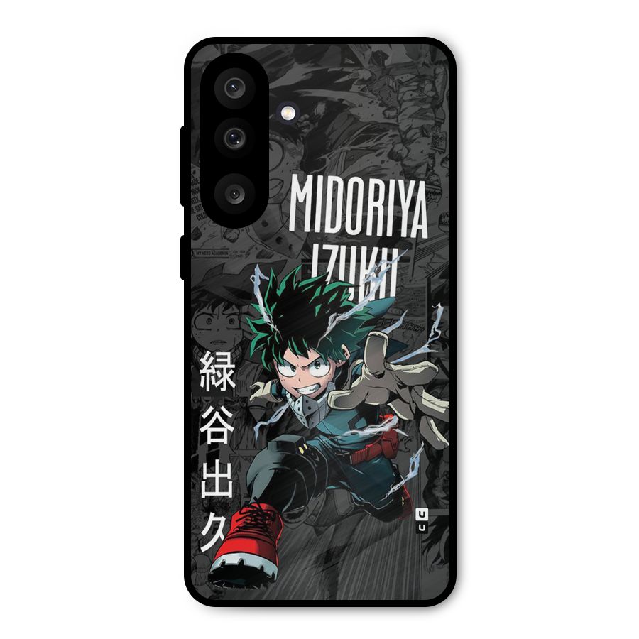 Young Midoriya Metal Back Case for Galaxy M56