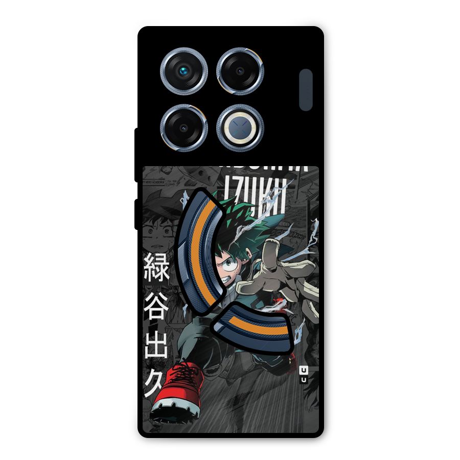 Young Midoriya Metal Back Case for Infinix GT 20 Pro
