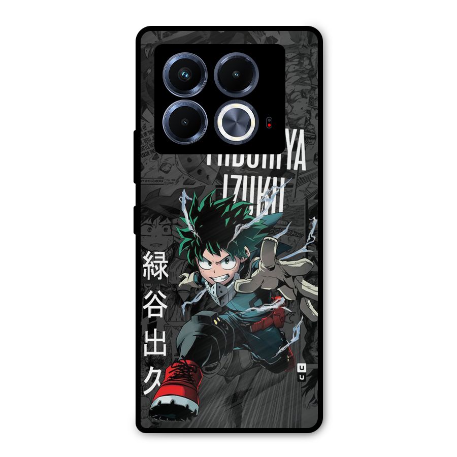 Young Midoriya Metal Back Case for Infinix Note 40 5G