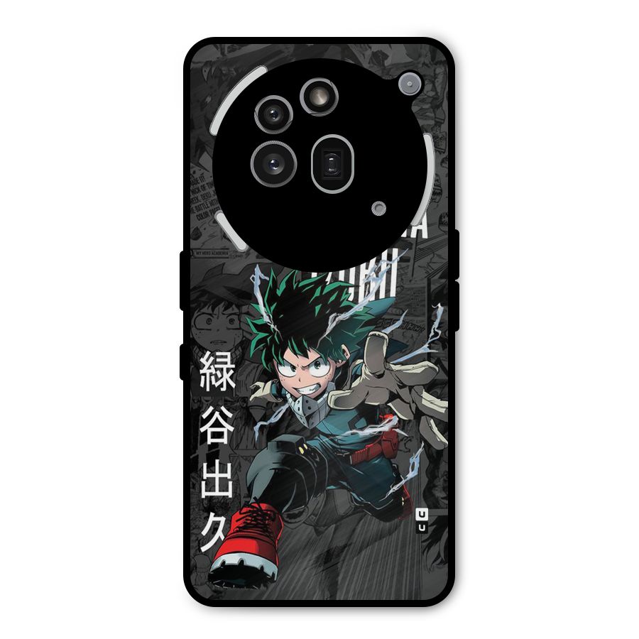 Young Midoriya Metal Back Case for Nothing Phone 3a Pro