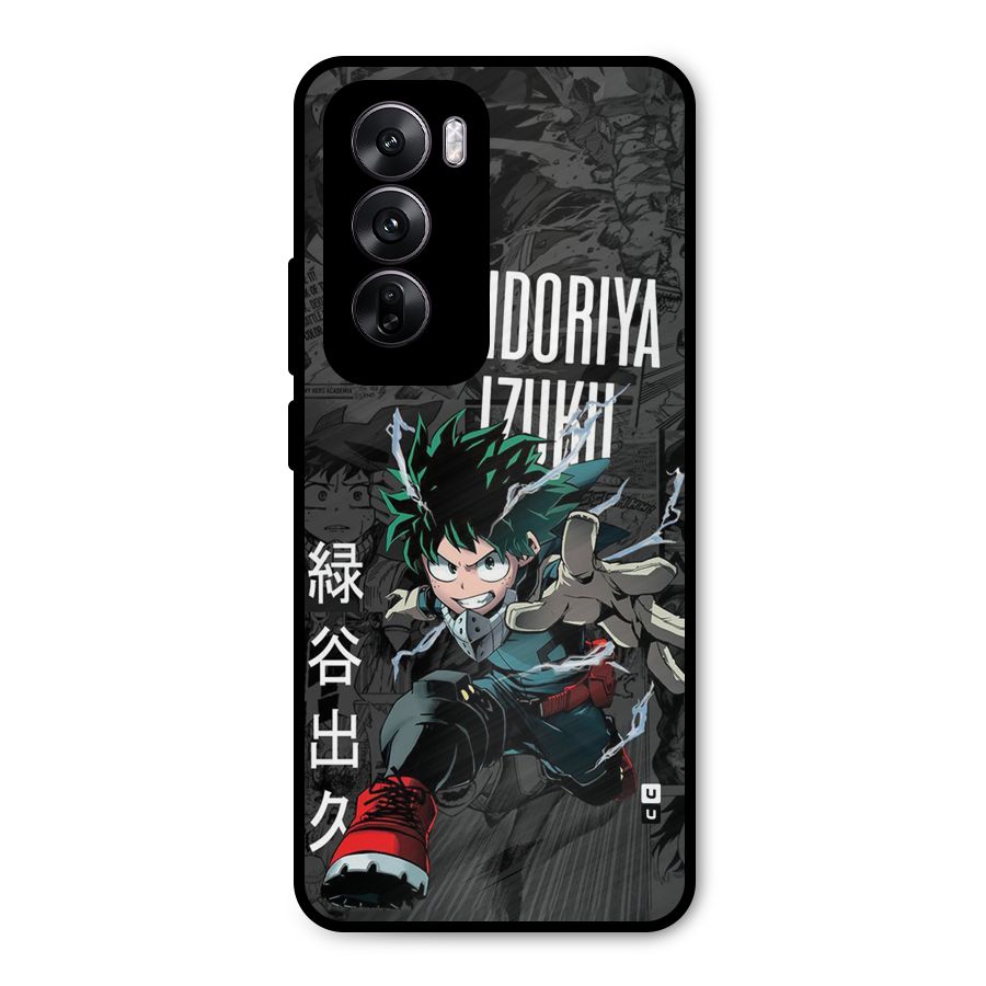 Young Midoriya Metal Back Case for Oppo Reno12