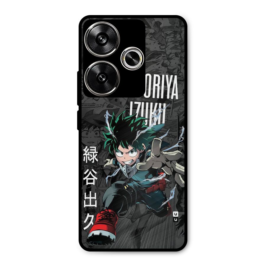 Young Midoriya Metal Back Case for Poco F6