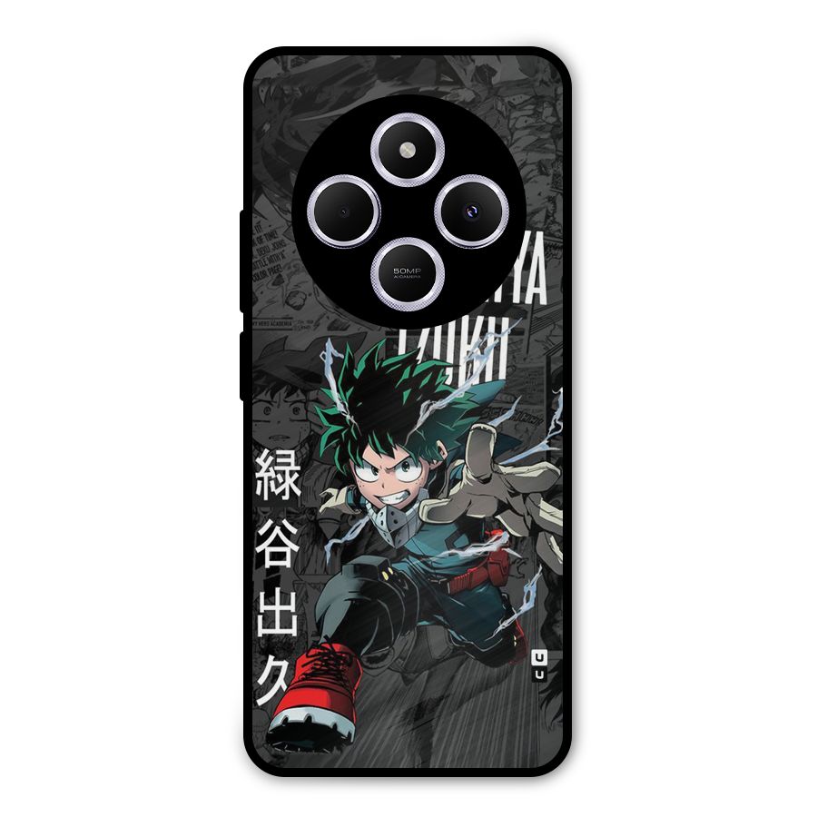 Young Midoriya Metal Back Case for Poco M7
