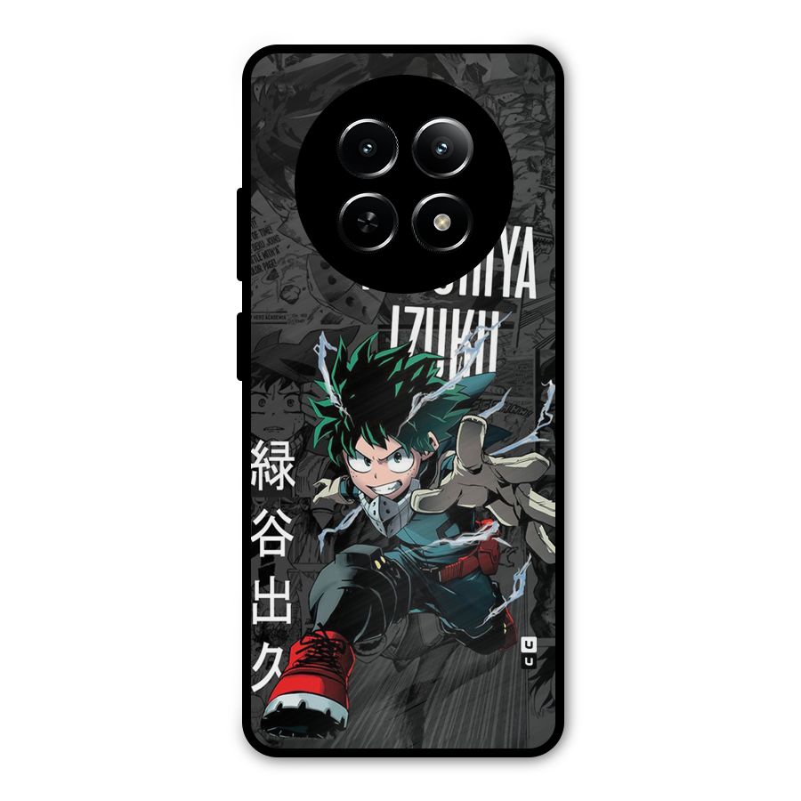 Young Midoriya Metal Back Case for Realme 12 5G