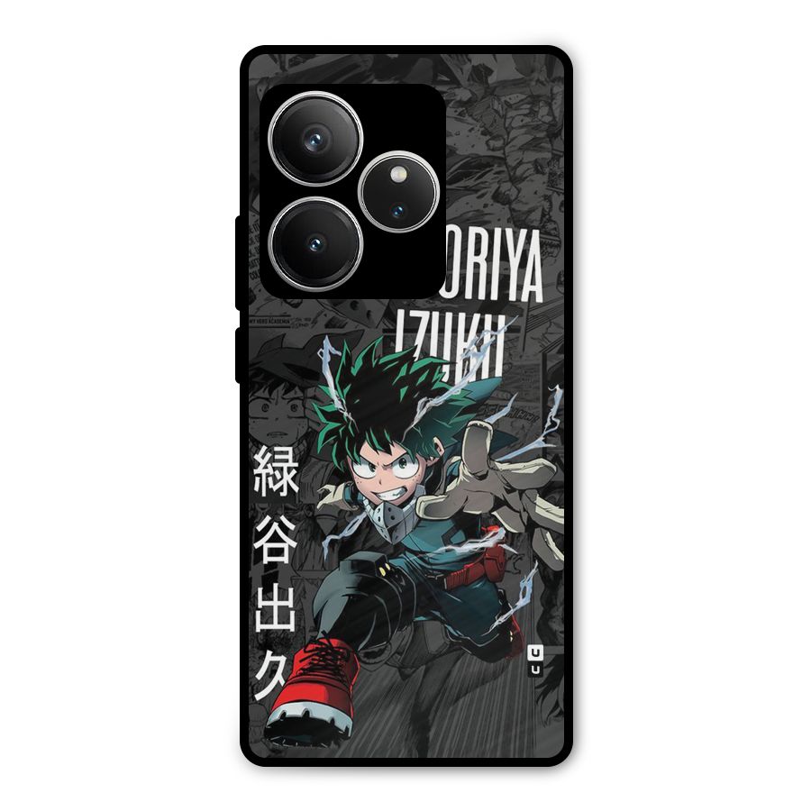 Young Midoriya Metal Back Case for Realme GT 6