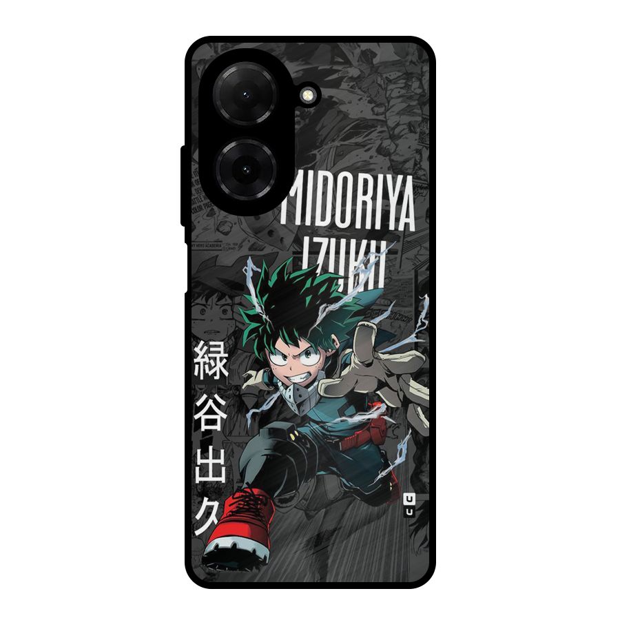 Young Midoriya Metal Back Case for Redmi A5 4G