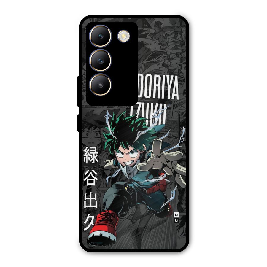 Young Midoriya Metal Back Case for Vivo T3 5G