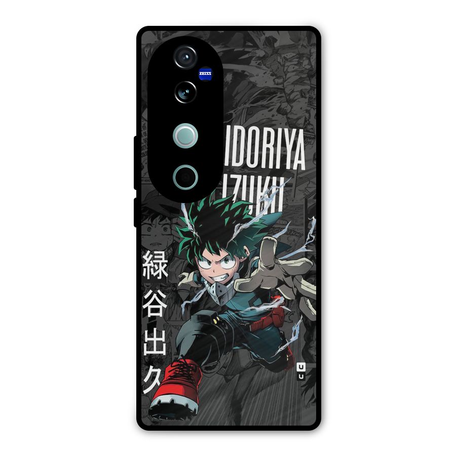 Young Midoriya Metal Back Case for Vivo V40 Pro