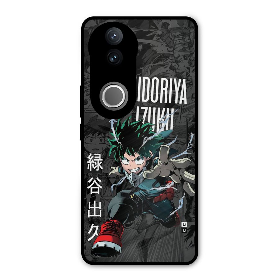 Young Midoriya Metal Back Case for Vivo V50e