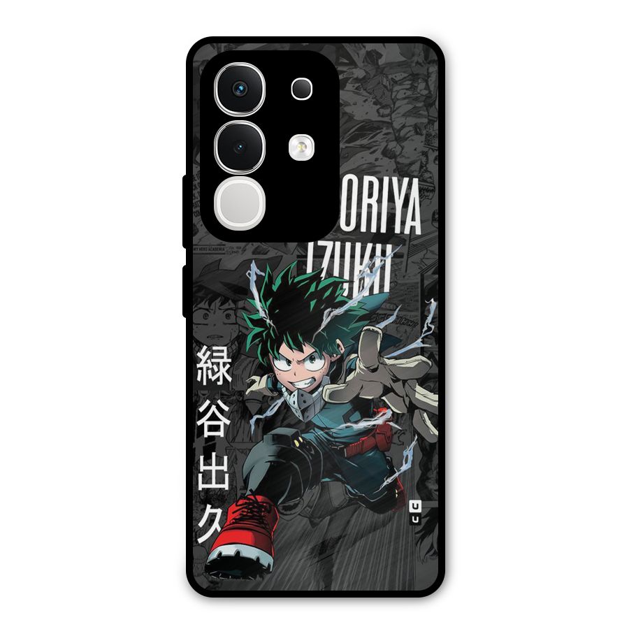 Young Midoriya Metal Back Case for iQOO Z10x