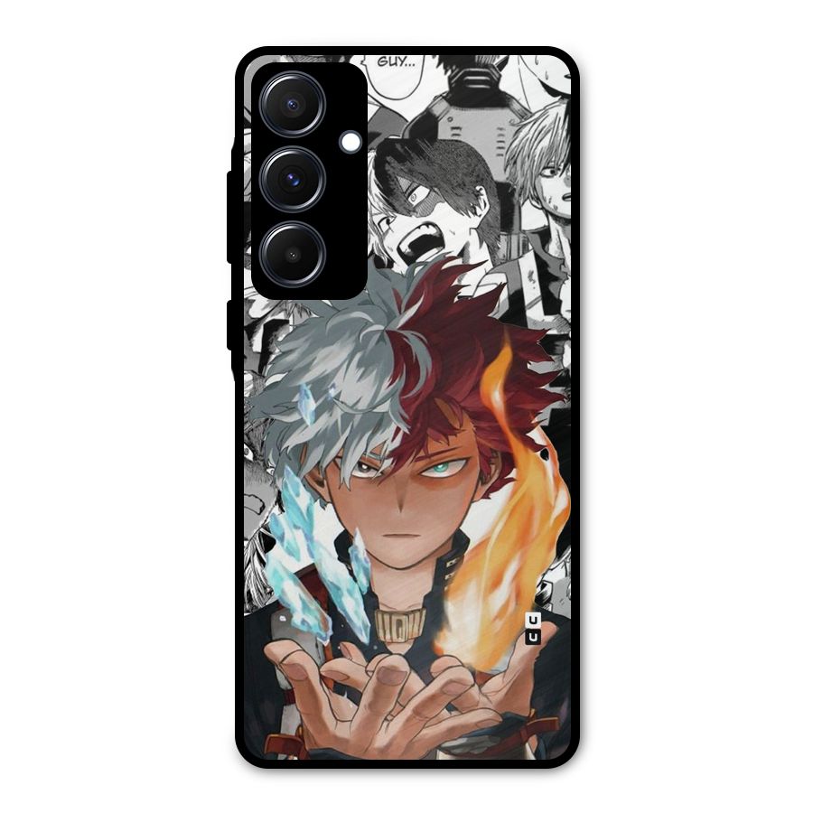 Young Todoroki Metal Back Case for Galaxy A55