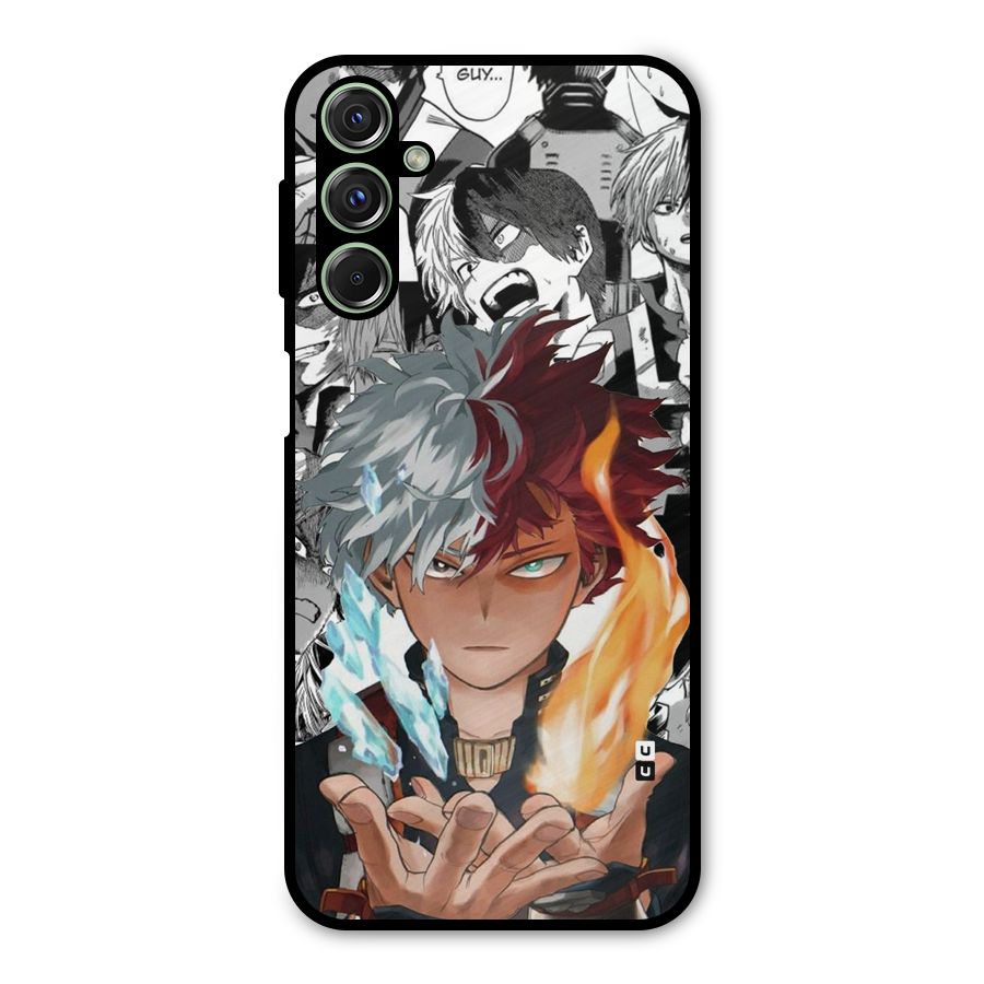 Young Todoroki Metal Back Case for Galaxy F34