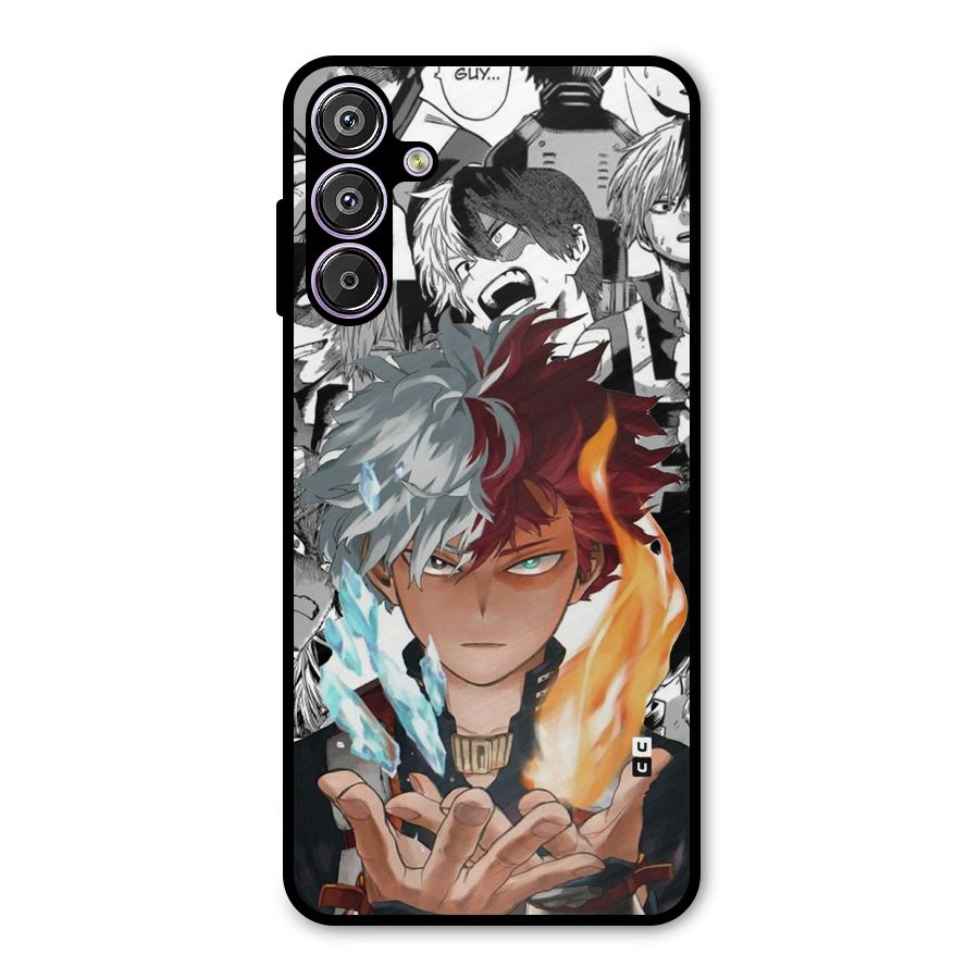 Young Todoroki Metal Back Case for Galaxy M15