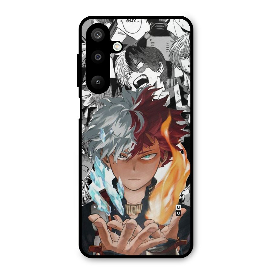Young Todoroki Metal Back Case for Galaxy M16