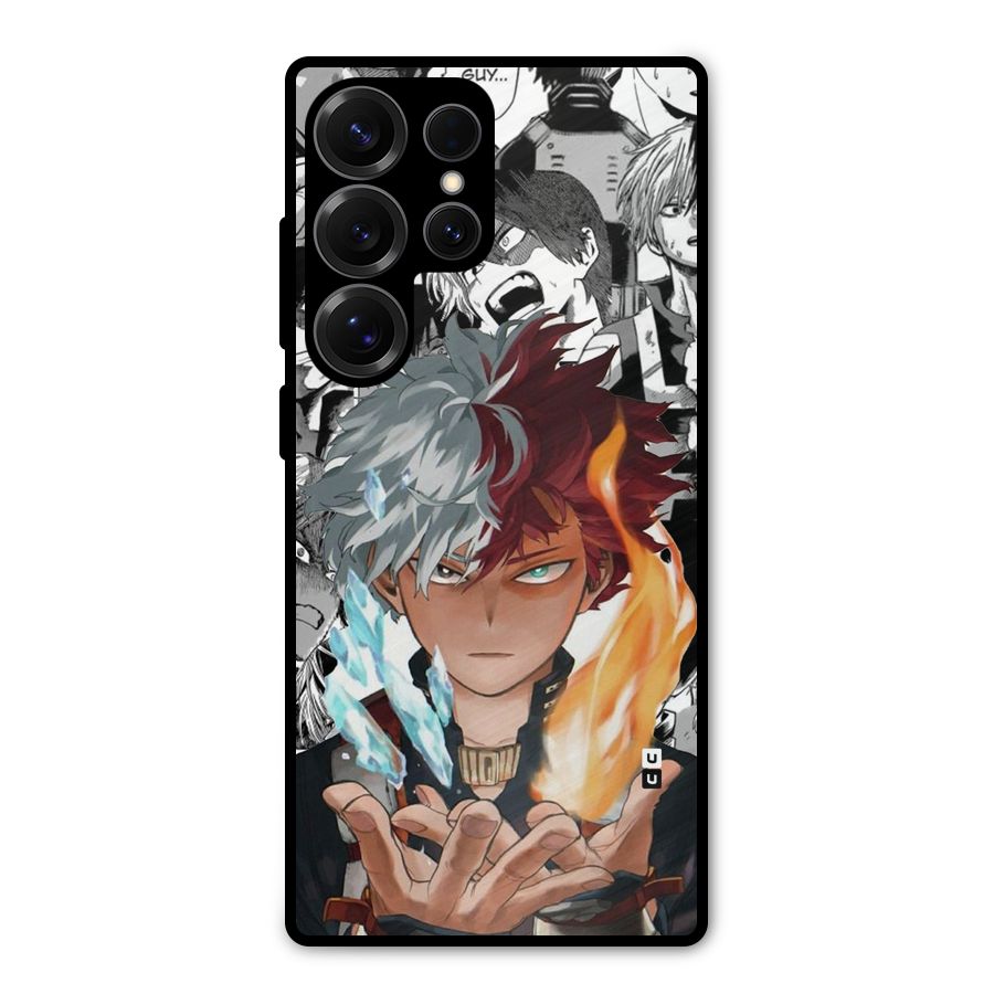 Young Todoroki Metal Back Case for Galaxy S25 Ultra