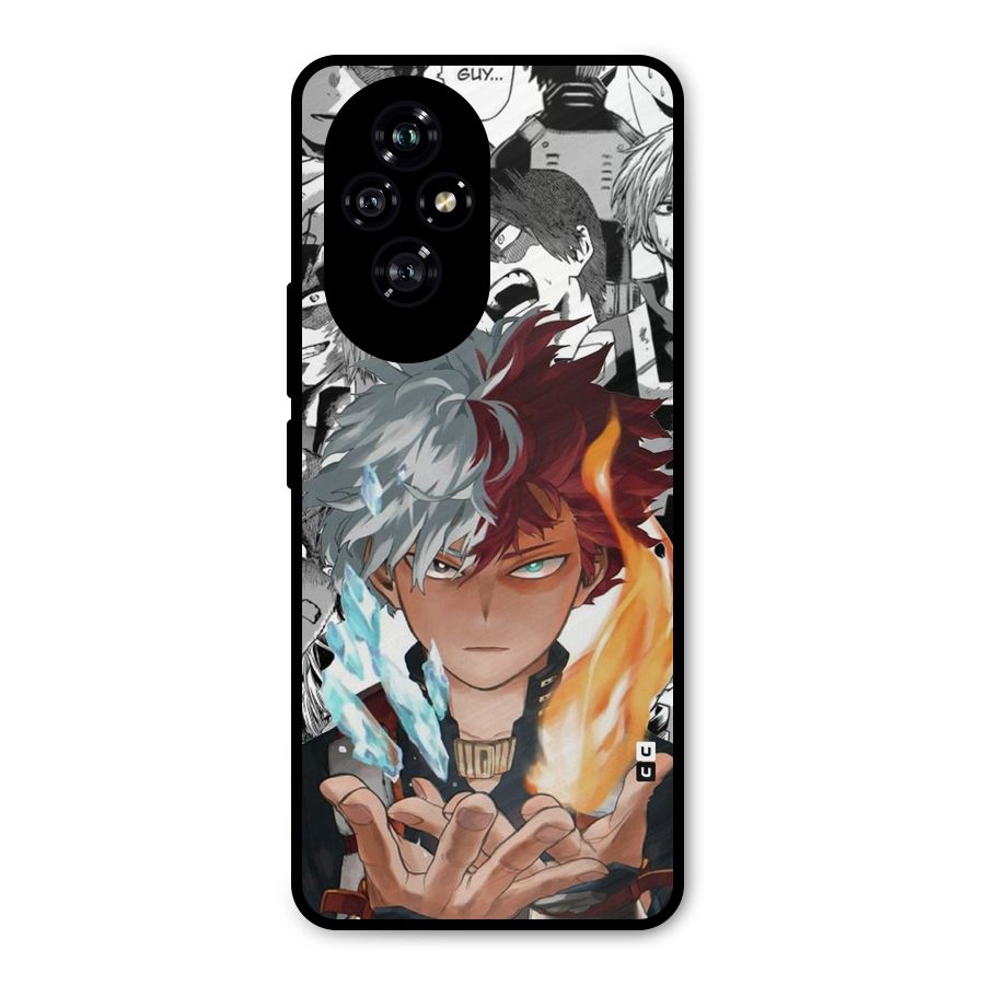 Young Todoroki Metal Back Case for Honor 200