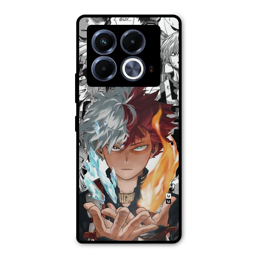 Young Todoroki Metal Back Case for Infinix Note 40 5G