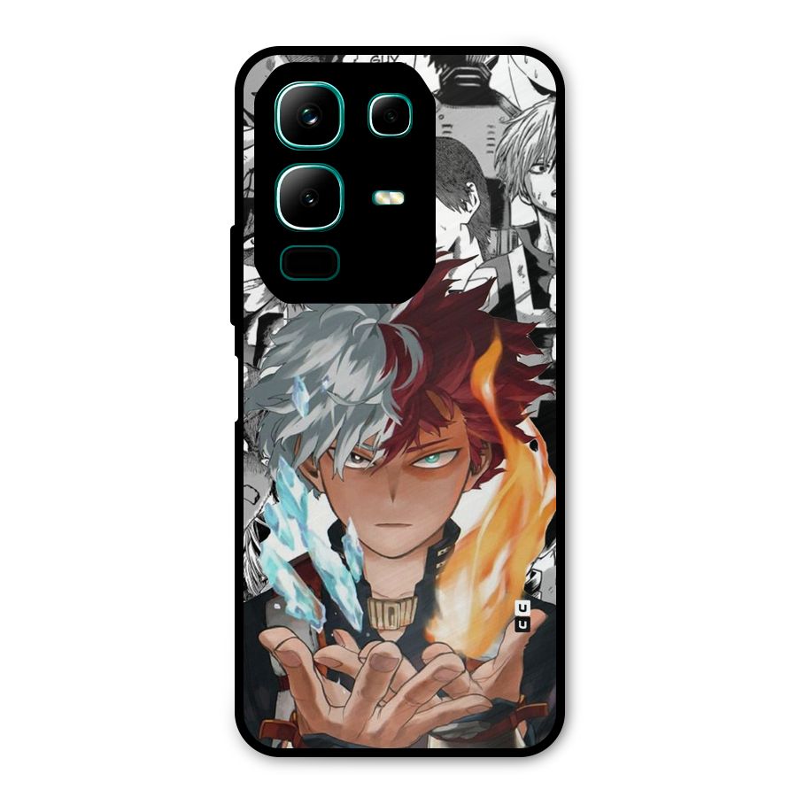 Young Todoroki Metal Back Case for Infinix Note 50x