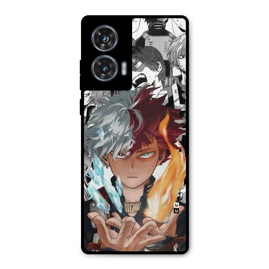 Young Todoroki Metal Back Case for Motorola Edge 50 Fusion
